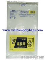 Sell vietnam flat folded frosted garbage bag