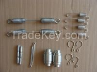 Supply brake repair kit , spring, roller, washer, bushing