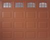 Garage door windows