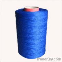 Sell Blue Dyed Polyester BCF Yarn (AA Grade)