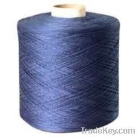 Sell  Dyed Dark Blue Polyester Twisted Ply BCF Yarn