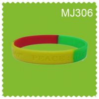 Sell silicone rubber wristband(MJ306)