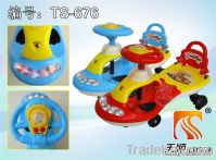 Sell the plastic and popular item baby swing car with muisc