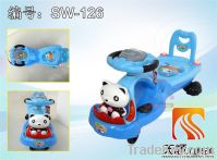 Sell the musical cartoon bear style baby swing car