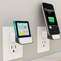 Sell latest shape wall charger dock station for iphone4/4s ipod
