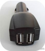 Sell 5V2A 2usb ports in car charger for iphone/ipad/galaxy tab