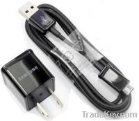 Sell OEM 5V1A wall charger and micro usb cable for Samsung mobile phone