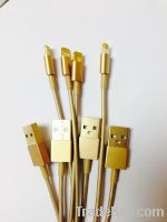 Sell gold color usb lightning cable