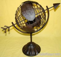 Sell metal iron globe home decor