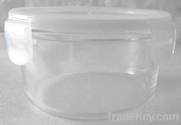 Sell High Borosilicate Round Glass Food Container with Lid
