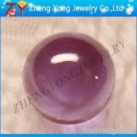 faceted ball shape loose zirconia gemstone