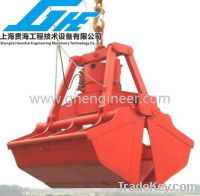 Sell 2-30m3 Electro-Hydraulic Clamshell Grab for Marine Single Rope Cr