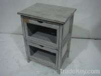 Sell antique wooden metal shelf cupboard