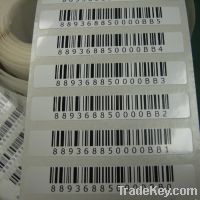 Sell barcode label, printed label