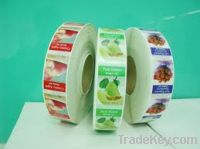 Sell color label, paper label, printed label