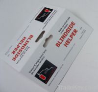 Sell folded card, head card, hang tag