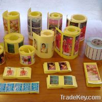 Sell adhesive label, sticker