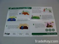 Sell leaflet, folded page