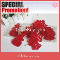 2015 News style felt christmas ornament