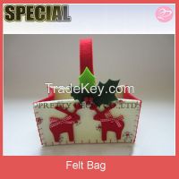 2015 new style Felt christmas basket, Christmas gift bag