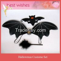 Bat wing set halloween costumes for kids