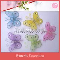 Mini colorful butterfly wholesale wedding accessories
