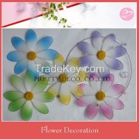 Mobile nylon flower decoration