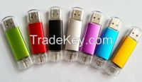 Factory Supply Full Capacity OTG USB Flash Drive For Smart Phone