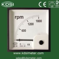analog vertical panel meter tachometer