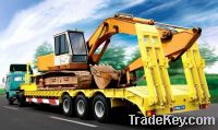 Sell Low flatbed semi-trailer 60t-120t