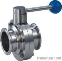 Sell sanitary clamp butterfly valve