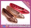 2014 hot selling sequined laser cut out ballerinas