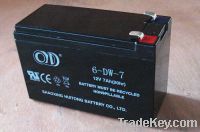 Sell 12V 7AH Sealed Lead Acid Battery (SLA) with F1 terminal