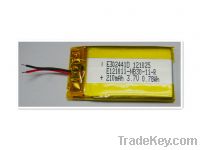 Sell 3.7V low-temp -40C bluetooth li-po battery pack w/PCM and wire