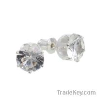 Sell Round Clear Dimond Zircon Stud Earring