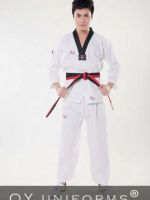Sell Comfortable V-neck White Taekwondo Wear Suit