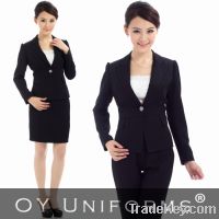 Sell Korean Style Ladies Long Sleeve Black Pant Suits