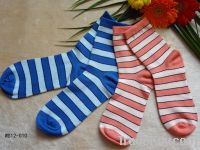 Sell 2013 spring girl bamboo cotton stripe stockings