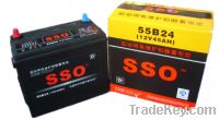 Sell 55B24 maintenance free battery of car