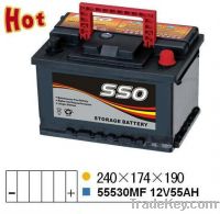 Sell 55530MF 12v 55ah sealed auto battery