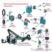 Sell rubber powder making line