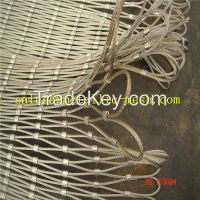ss304 ferrule steel wire mesh for safety and decoration