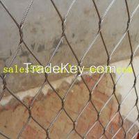 stainless steel wire rope mesh fence