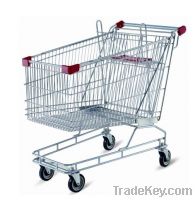 Sell chrome steel XYW-180 wire base shopping cart