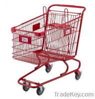 Sell America style chrome steel XYT-180B tube base shopping cart