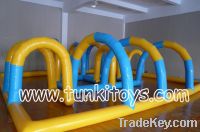 colorful bumper race track playground