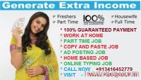 100% GUARANTEED PAYMENT, WORK FROM HOME, COPY AND PASTE JOB, PART TIME
