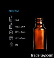 amber essential oil vials