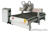 TWO SPINDLES  WOOD CNC ROUTER