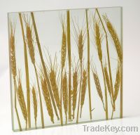 Decorative Laminated Glass with metal